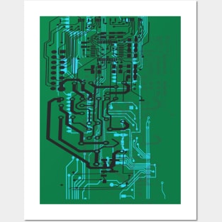 electronic circuit Posters and Art